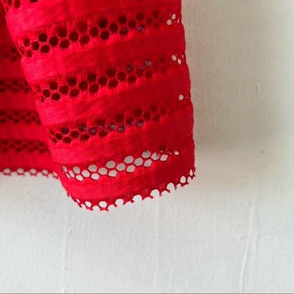 Express fit and flare red dress - Picture 5 of 8